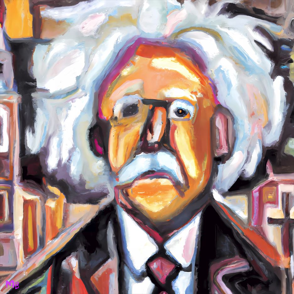 AE-112-EINSTEIN, Künstler MB, Markus Botzenhart, Ulm